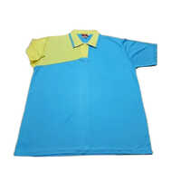 Dryfit Plain V Neck Club T-Shirt - Color: Blue
