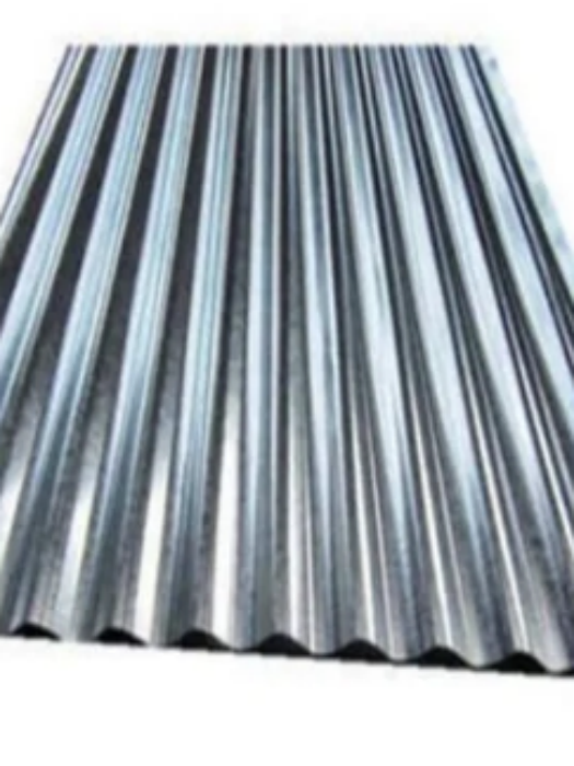 Galvanized Corrugated Roofing Sheet - Color: Silver