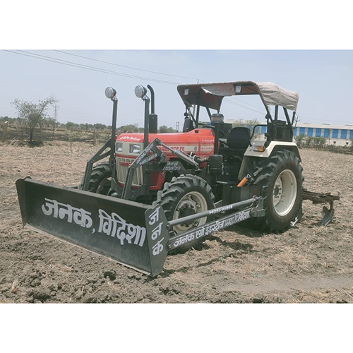 Tractor Mounted Dozer - Color: Black Paint Coated