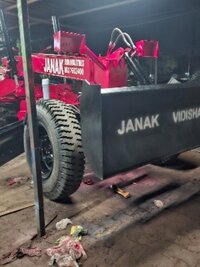 Tractor Mounted Grader - Color: Orange