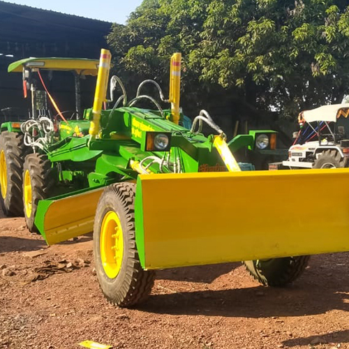 Tractor Mounted Grader - Color: Orange