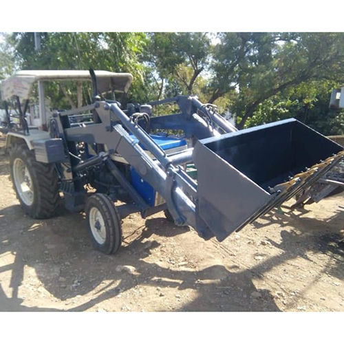 Tractor Front End Loader - Color: Grey Paint Coated