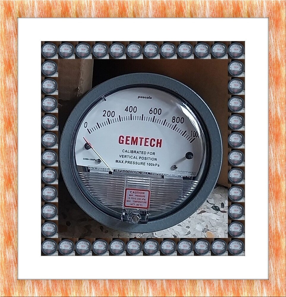 Gemtech Differential Pressure Gauge From Additional Jejuri Industrial Area Pune - Accuracy: A 2% (-Ha Model A 1) Of Fs (A 3% (-Ha A 1.5%) On -0