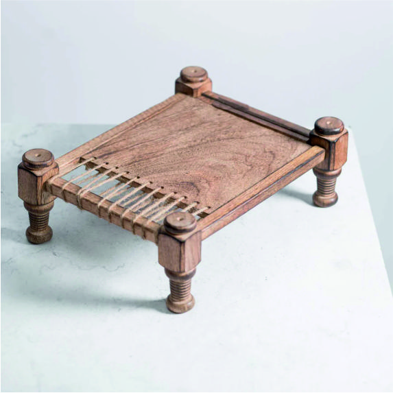 WOODEN KHATIYA PLATTER 
