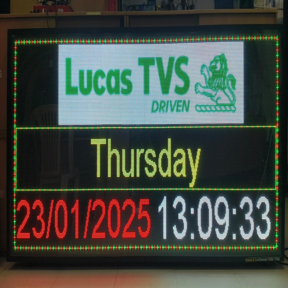 Led Air Pollution Display Board