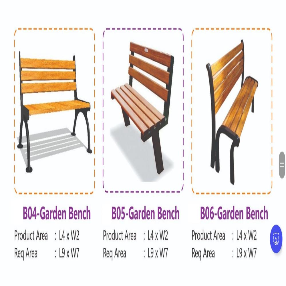 Garden Bench - Features: Safe