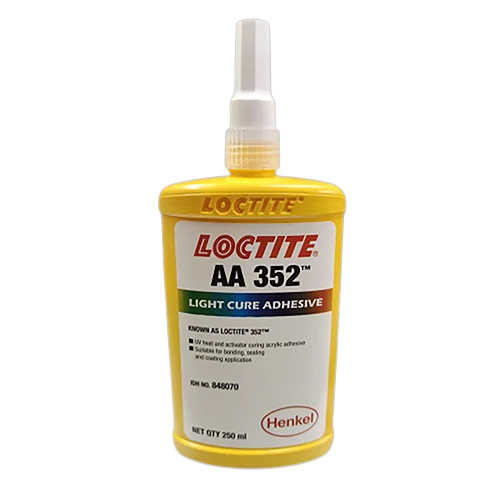 Loctite 352 Light Cure Adhesive - Features: Waterproof