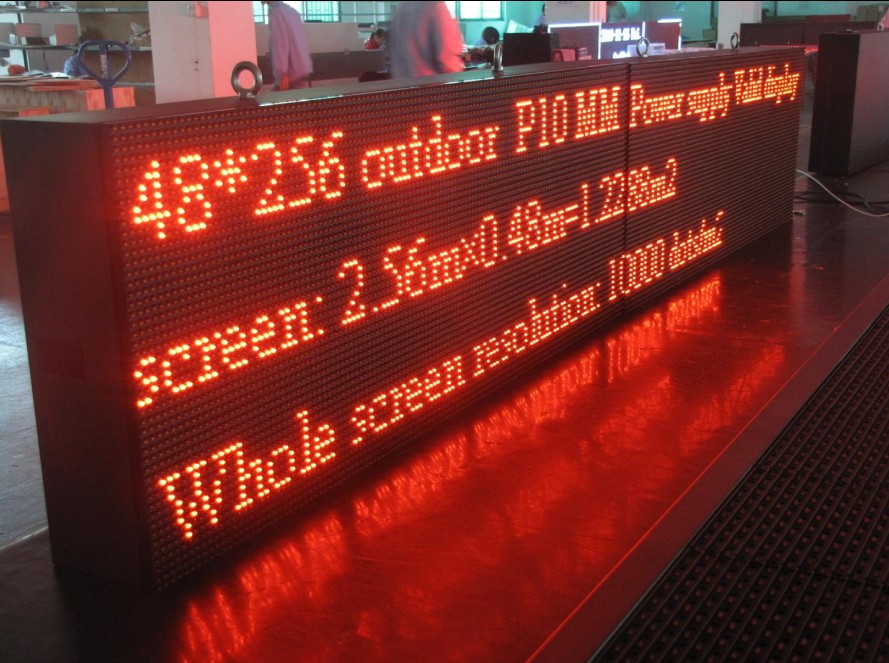 Led Scrolling Board - Application: Outdoor