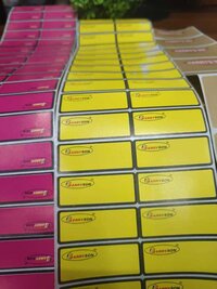 PRE-PRINTED LABEL