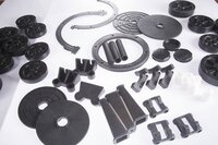 Injection Molded Parts Die - Plastic, Standard Size, Black Color | Rigid Hardness, Color Coated Finish, 1 Year Warranty