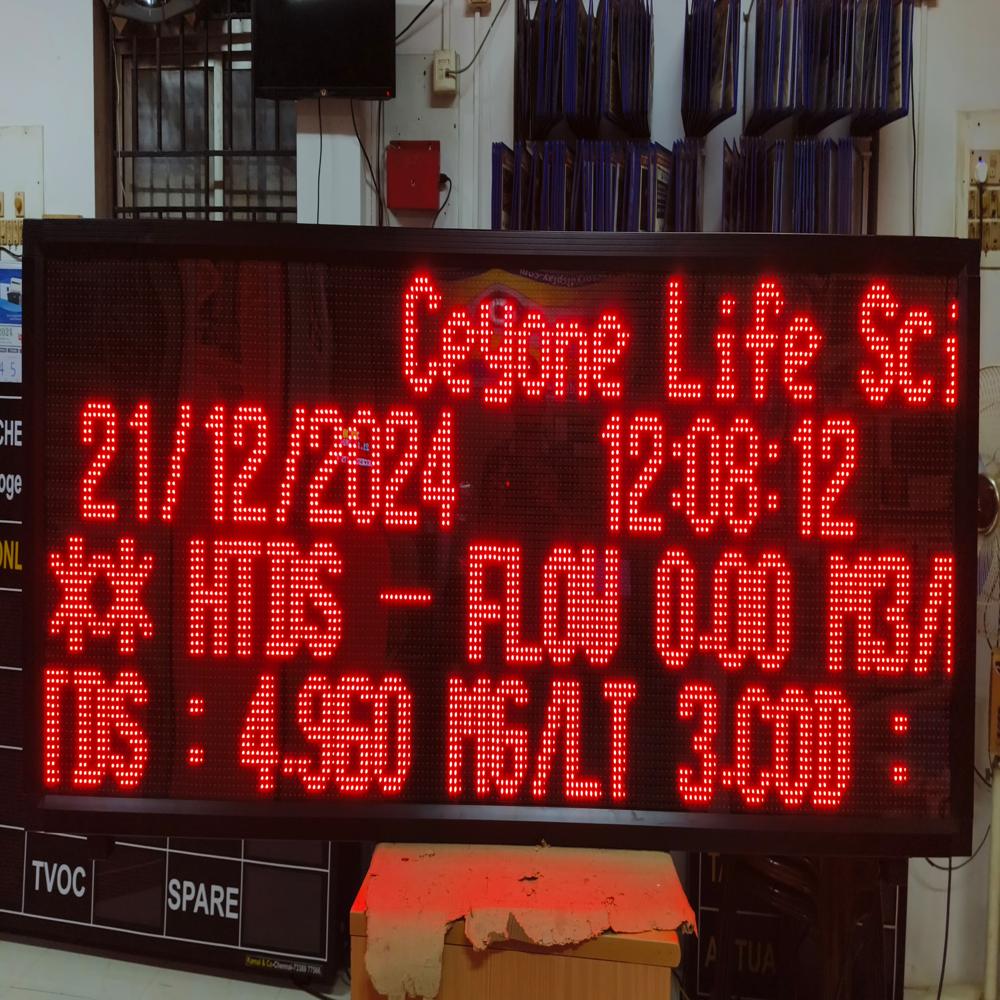 AAQMS CAQMS लाइव डेटा डिस्प्ले