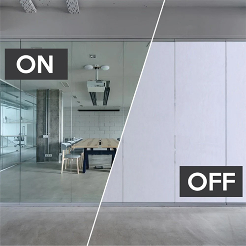 Transparent Switchable Smart Glass - Pattern: Plain