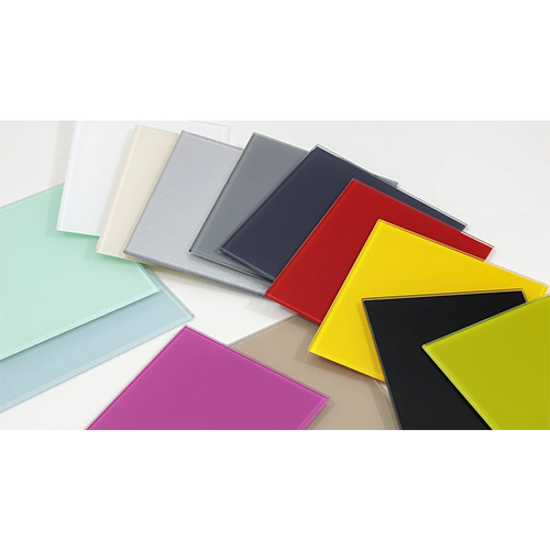 Back Painted Glass - Color: Multicolor