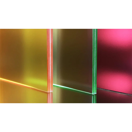 Laminated Colored Glass - Color: Multicolor