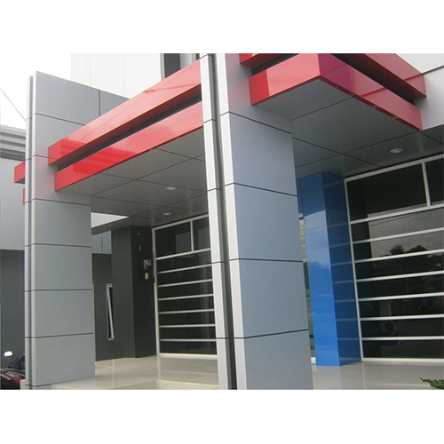 Aluminium Composite Panel Cladding Service - Dimension (L*W*H): Customized Millimeter (Mm)