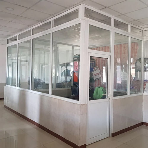Upvc Glass Partition - Color: Transparent