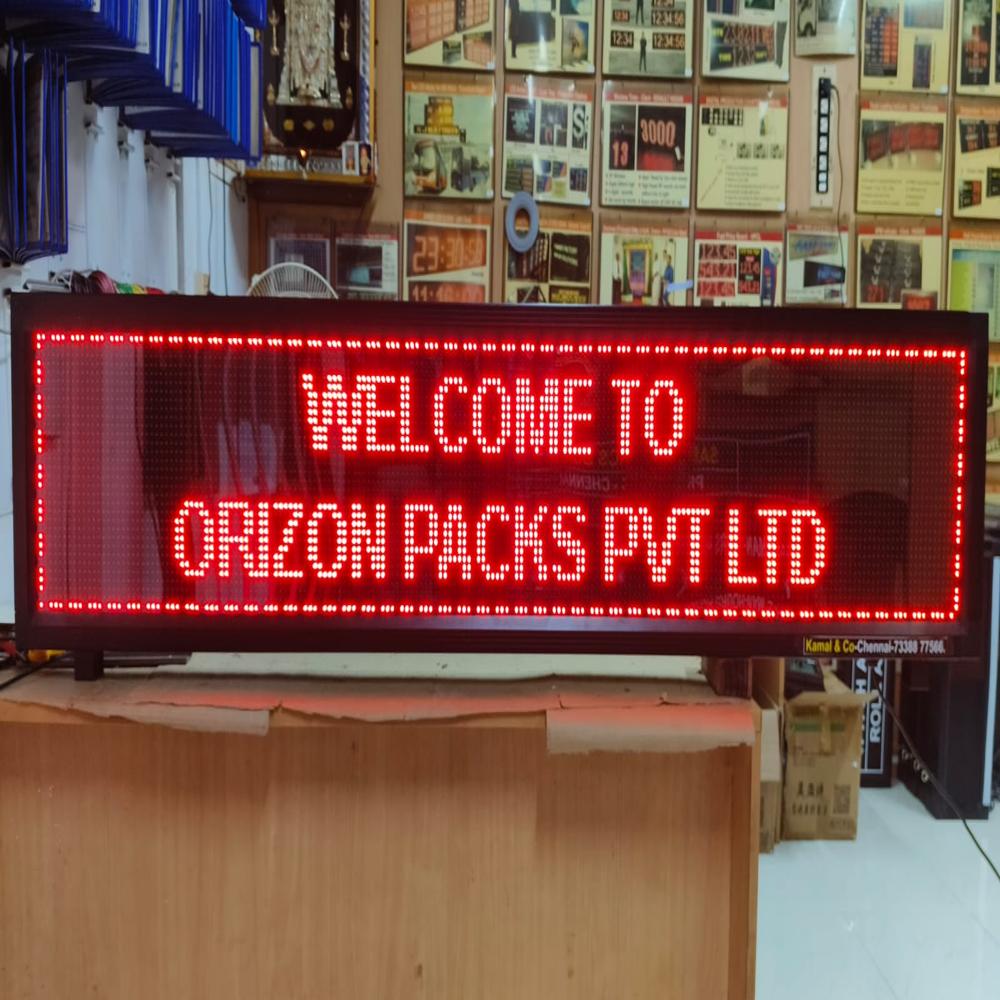 Led Scrolling Display Board - Application: Factory