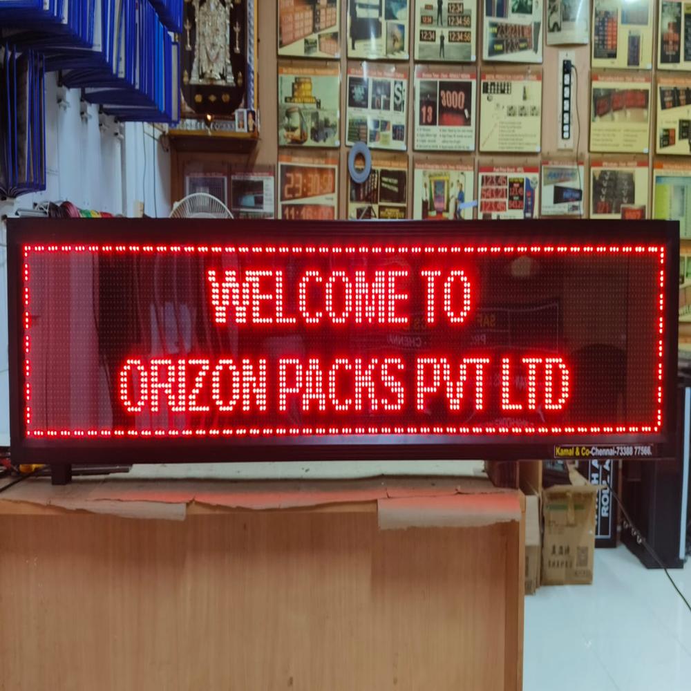 Led Scrolling Display Board - Application: Factory