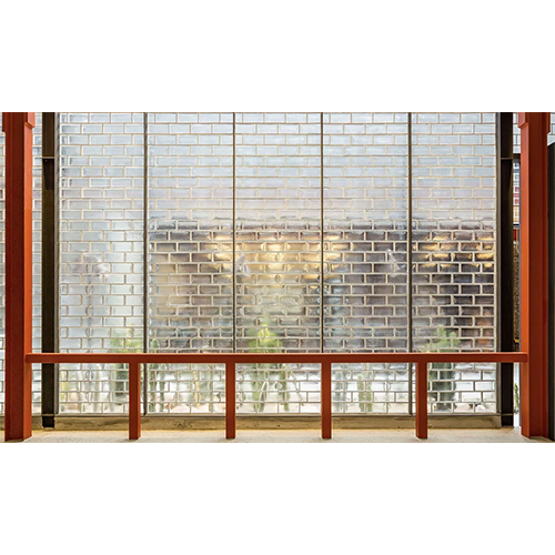 Vertical Glass Block - Pattern: Printed