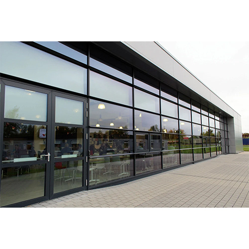 Customized Aluminum Curtain Wall - Pattern: Plain