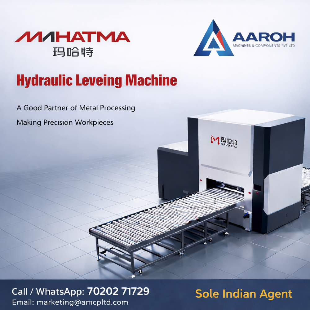 Sheet levelling machine