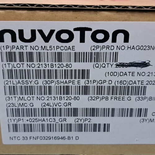 16kb Nuvoton माइक्रोकंट्रोलर