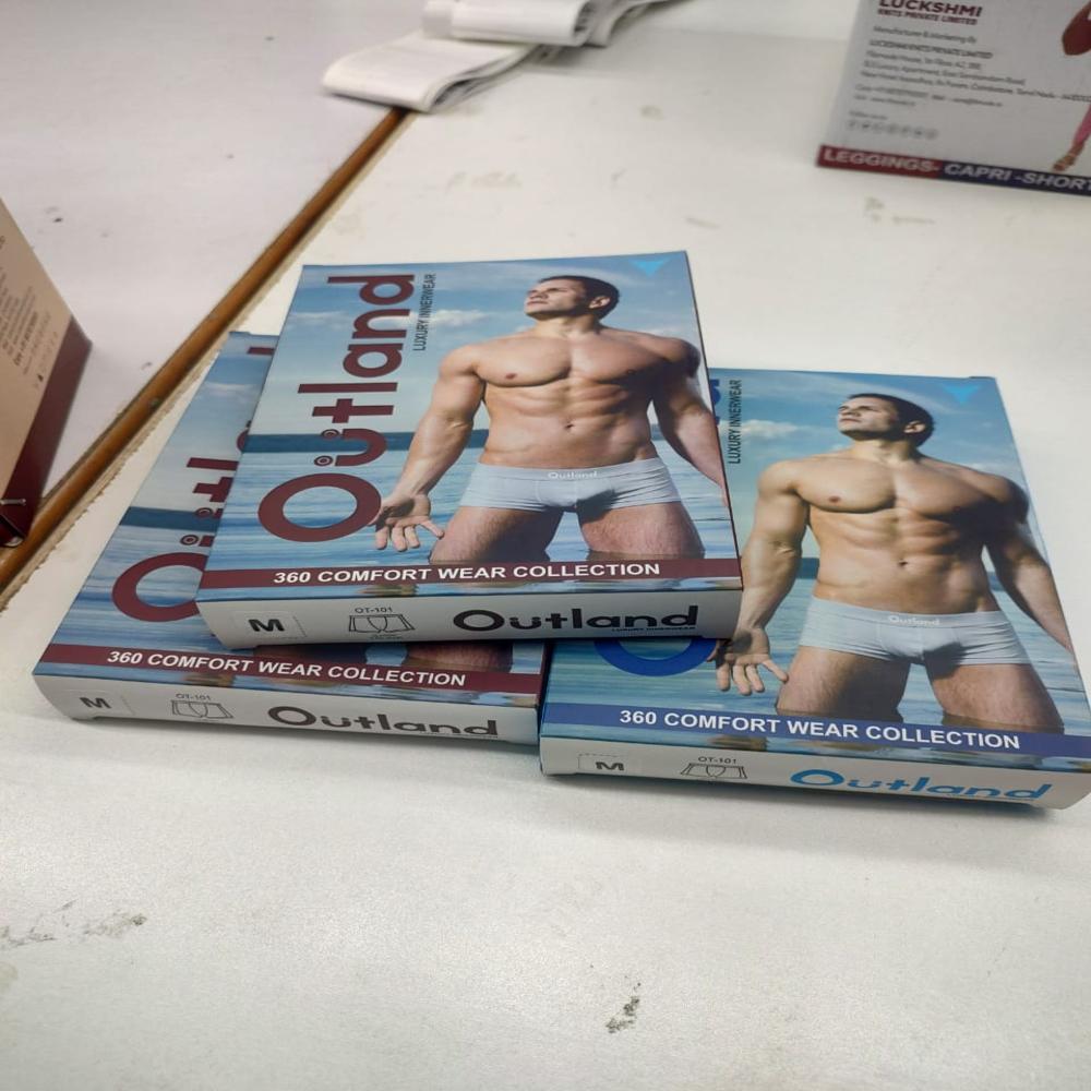 Men's Brief - 100% Cotton Jersy - 140 GSM (OUTLAND) - CODE: OB101