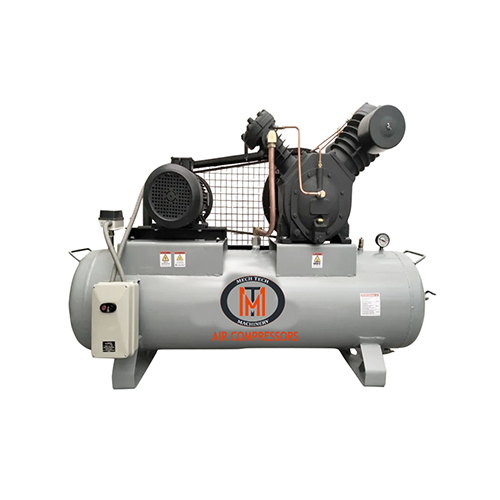 Two Stage Piston Air Compressor - Color: Grey