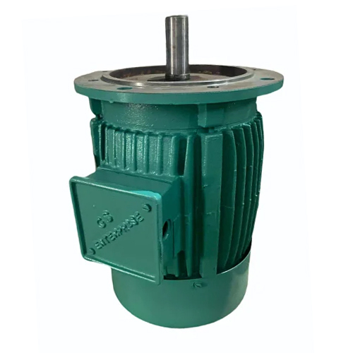 Face Mounted Electric Motor - Color: Green