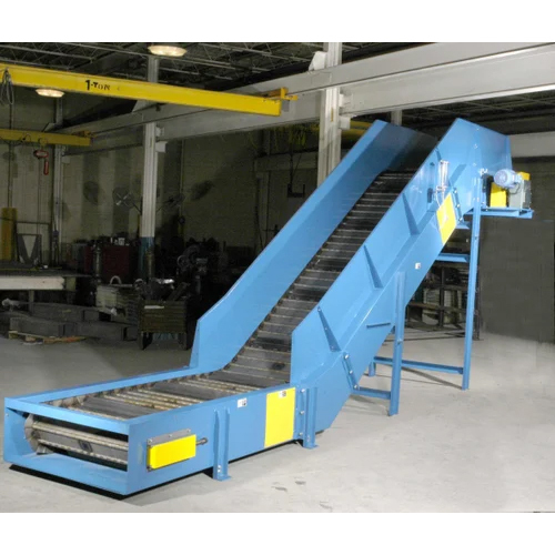 Hinged Belt Conveyor - Color: Blue