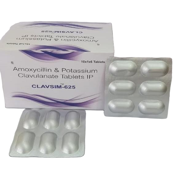 Clavsim 625 Tablets - Drug Type: General Medicines