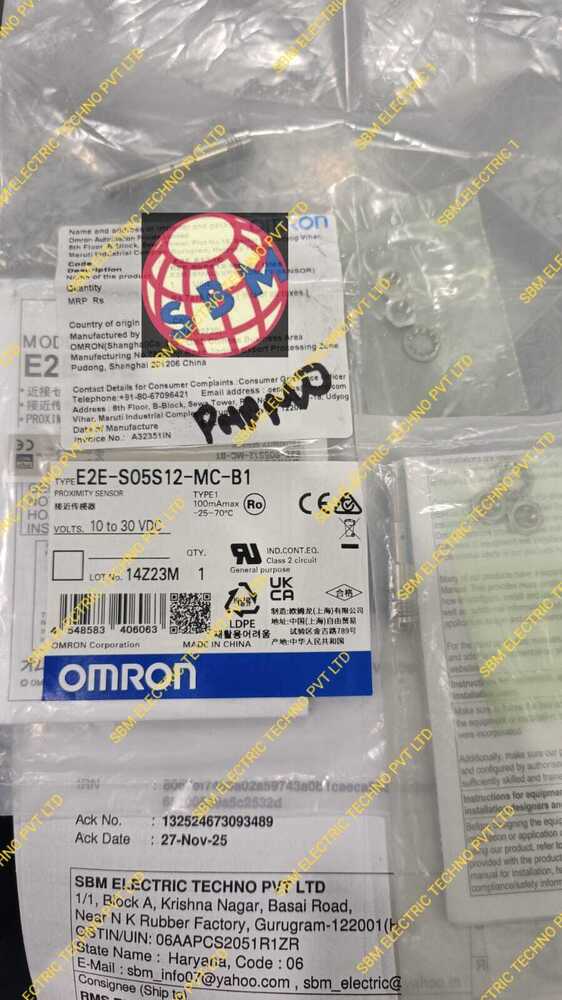 OMRON,  PROXIMITY SENSOR, E2E-S05S12-MC-B1