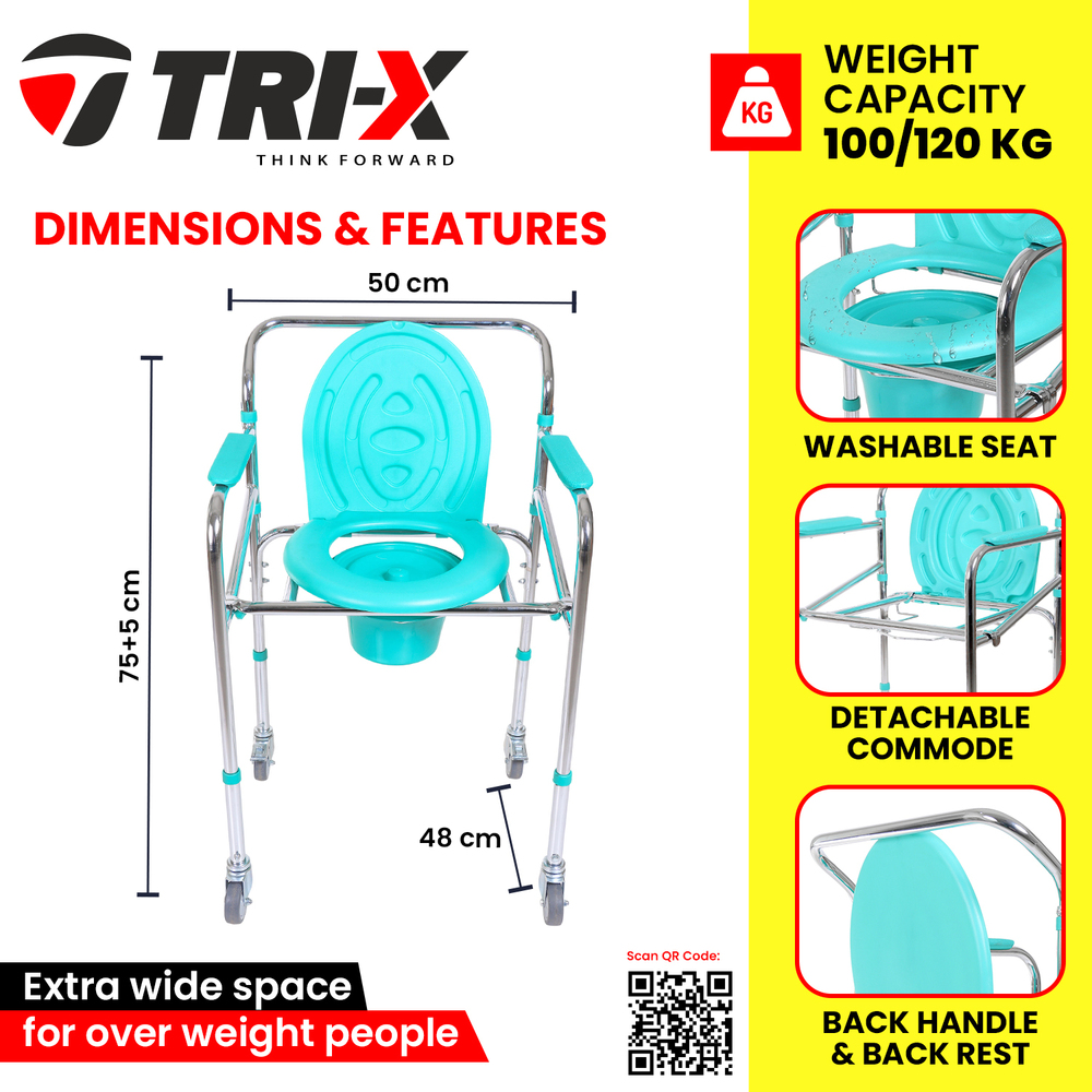 Commodes Chairs With Wheel - Application: Industrial