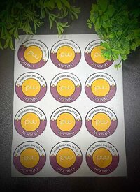 Colourfull Round Stickers - Color: Multicolour
