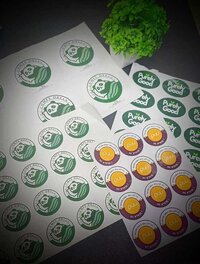 Colourfull Round Stickers