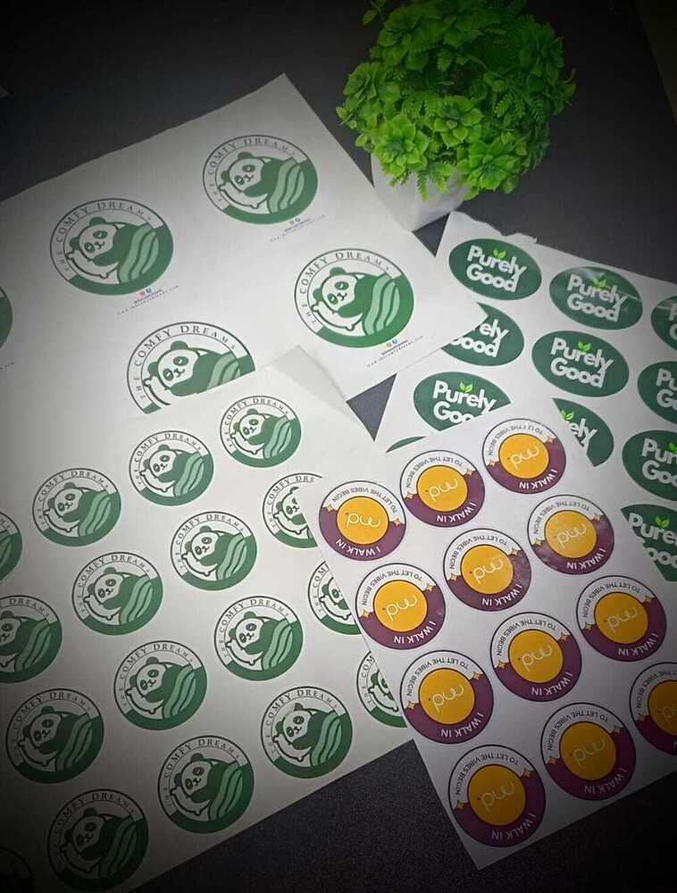 Colourfull Round Stickers