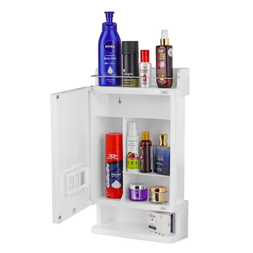 Pvc Cabinet With Mirror - Color: White