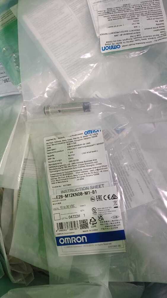Omron , Proximity Sensor 10 To 30Vdc, E2B-M12Kn08-M1,E2B-M12Kn05-M1-B1-B1 - Application: Industrial Automation