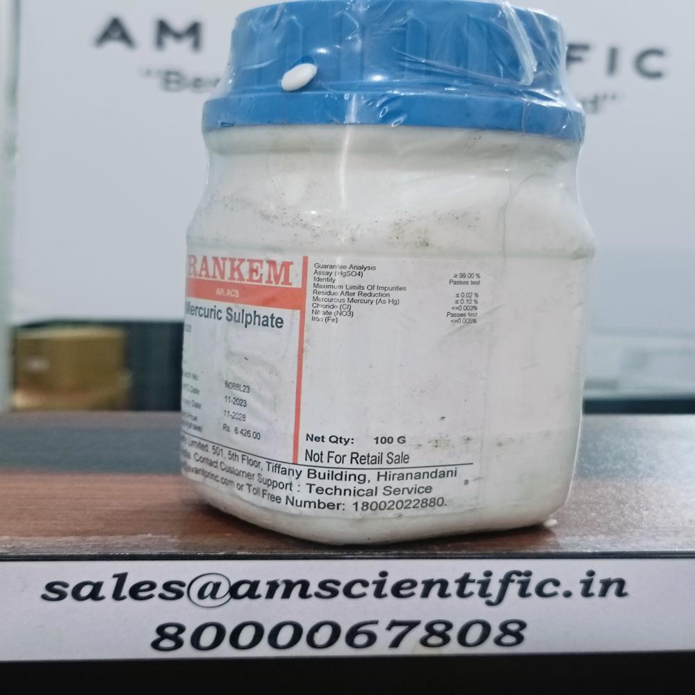 Mercuric Sulphate 100g - Cas No: 7783 35 9