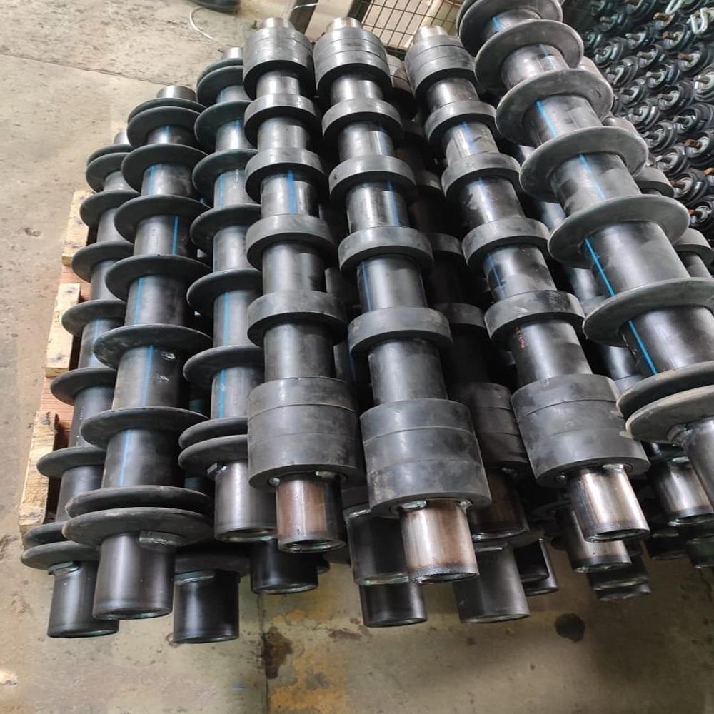 Rubber Ring Return Idler - High-quality Steel & Rubber , Heavy-duty Design For Enhanced Friction Reduction & Longevity In Conveyor Systems