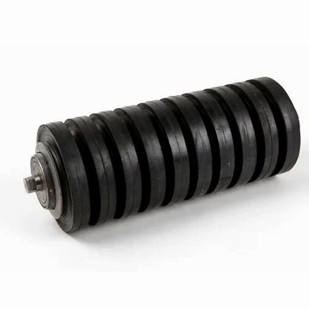 Rubber Ring Return Idler - High-quality Steel & Rubber , Heavy-duty Design For Enhanced Friction Reduction & Longevity In Conveyor Systems