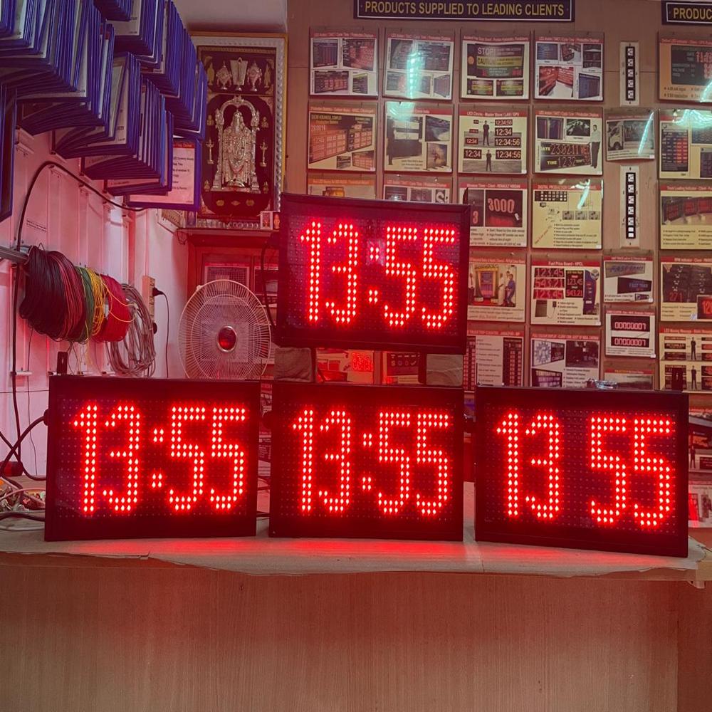 Led Industrial Lan Digital Clock - 11 Model - Battery Life: 1000000 Hours