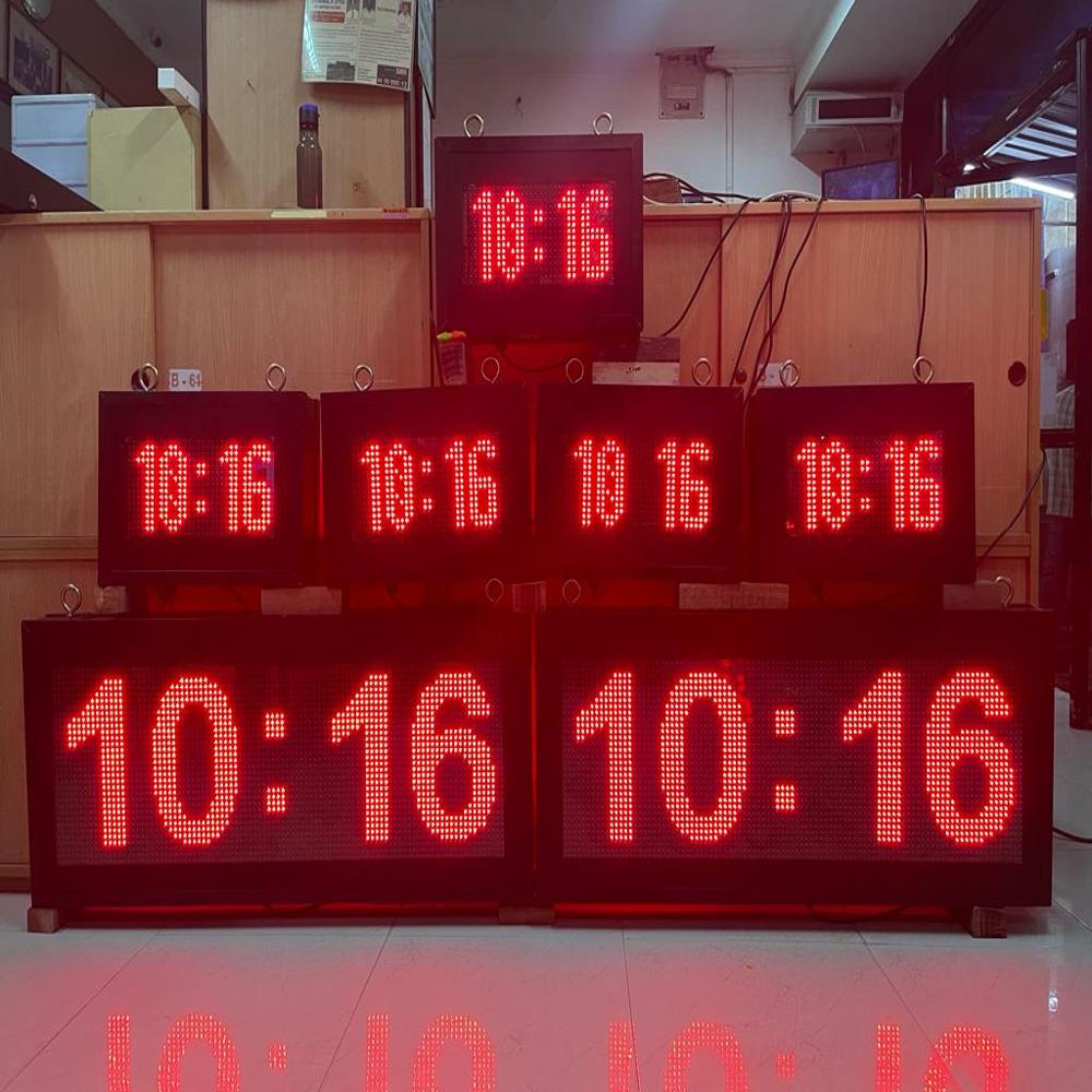 Led Industrial Lan Digital Clock - 11 Model - Battery Life: 1000000 Hours