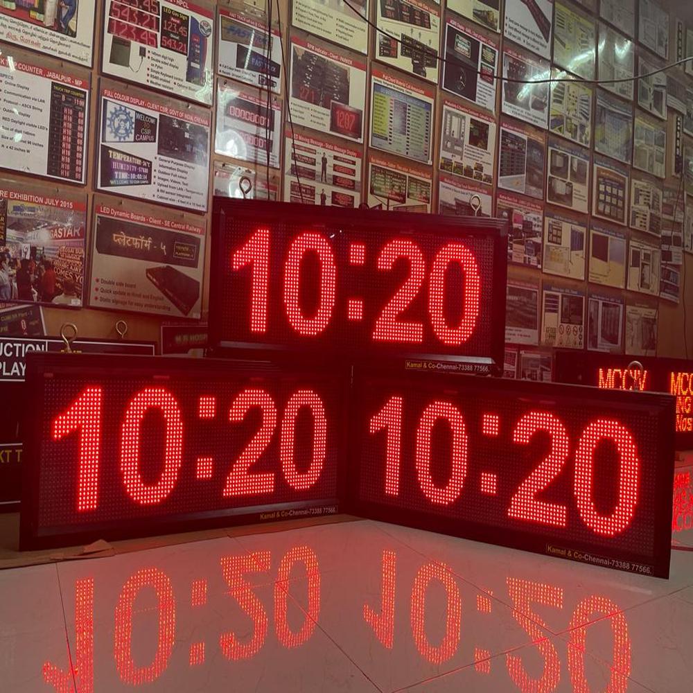 Led Industrial Lan Digital Clock - 23 Model With Hooter - Battery Life: 100000 Hours