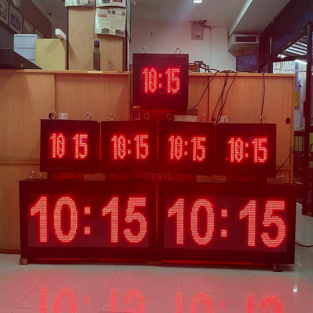 Led Industrial Lan Digital Clock - 23 Model With Hooter - Battery Life: 100000 Hours