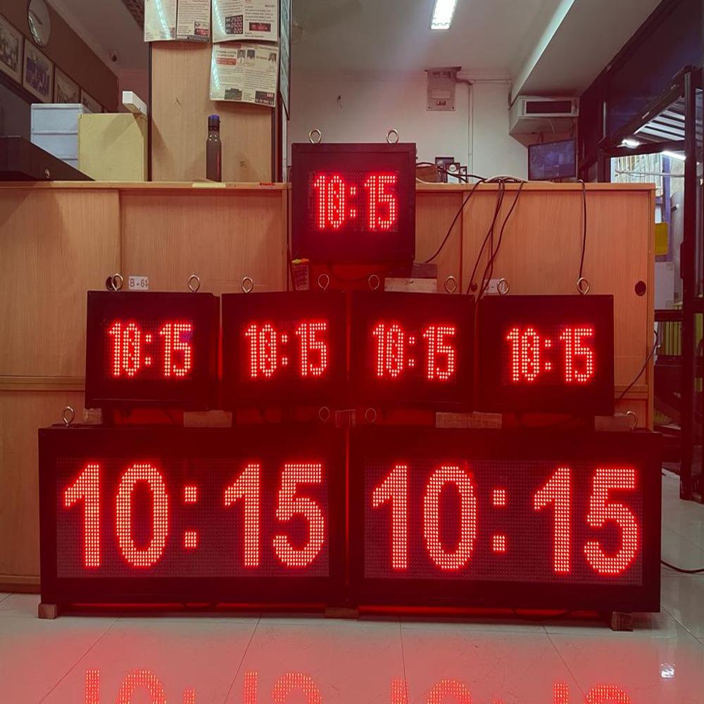 Led Industrial Lan Digital Clock - 23 Model With Hooter - Battery Life: 100000 Hours
