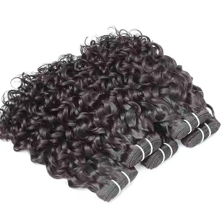Temple Remy Machine Weft Human Hair Extensions,  100g, Natural Black Color
