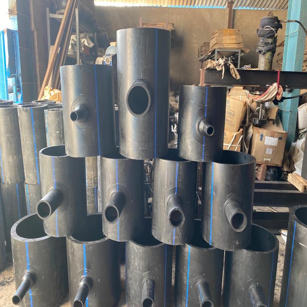 Hdpe Butt Fusion Pipe Fittings - Color: Black