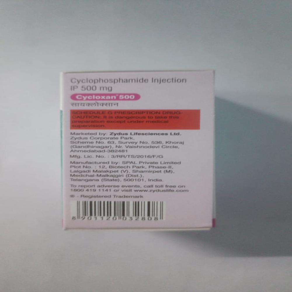 Cycloxan 500mg Injection - Origin: India