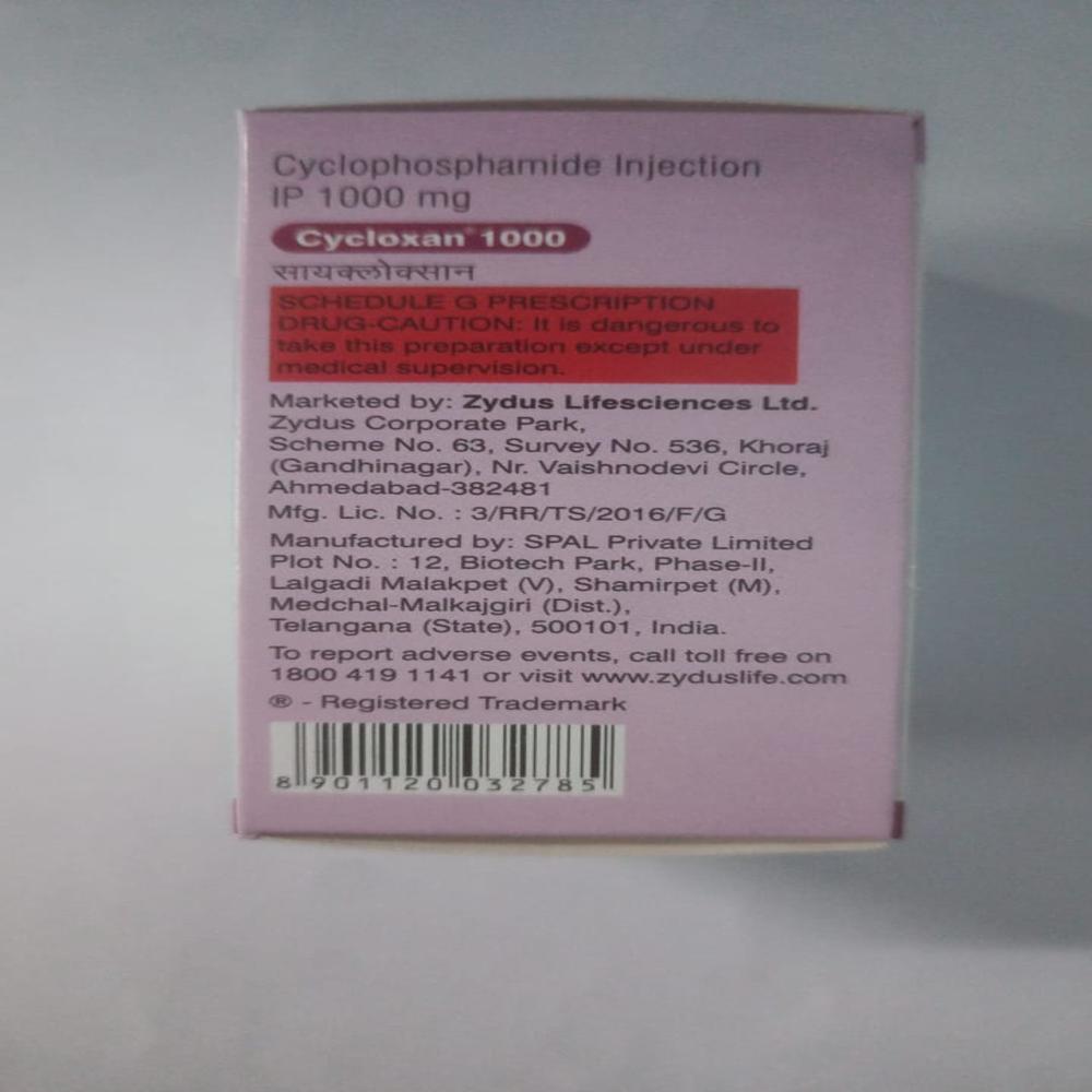 Cycloxan 1000mg Injection - Origin: India